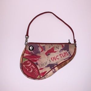 Authentic vintage Dior “Victim” saddle bag